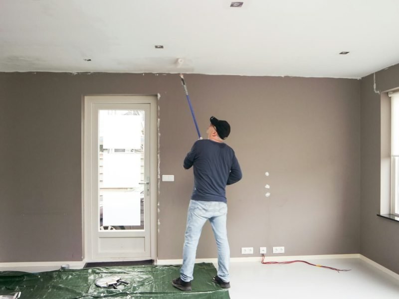 Exterior home renovation and painting